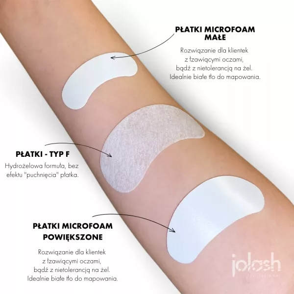 Jolash Płatki Pod Oczy z Pianki Microfoam Duże 10 par