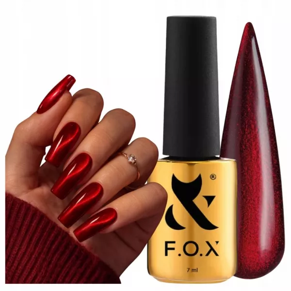 Fox Lakier Hybrydowy Cat Eye Moulin Rouge 002 7 ml