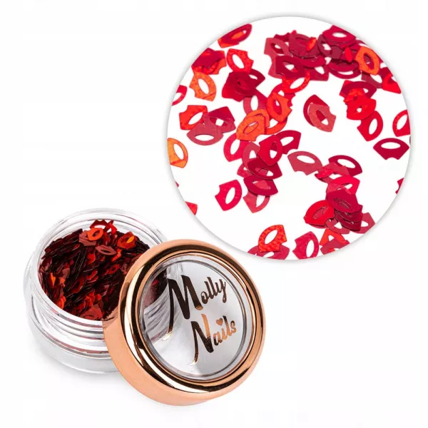 Mollylac Ozdoby Red Lips