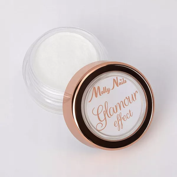 Mollylac Pyłek Do Paznokci Glamour Effect z Pacynką nr 1