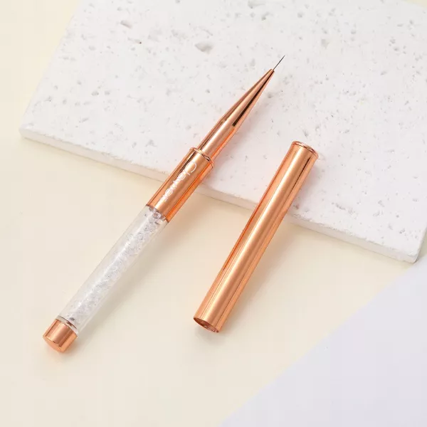 Clavier Pędzelek Do Zdobień Cienki Złoty 7 mm