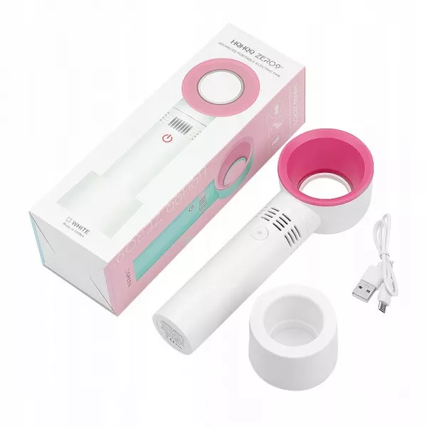 Suszarka wiatrak do osuszania rzęs bezprzewodowy kolor biały USB