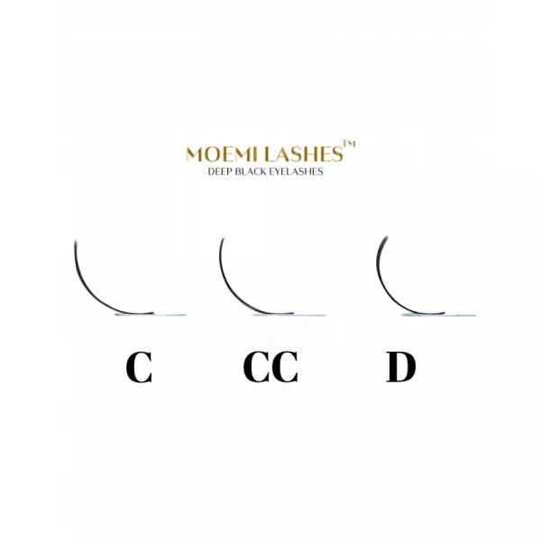 Moemi Rzęsy Do Przedłużania Czarne D 0.05 6-13 mix
