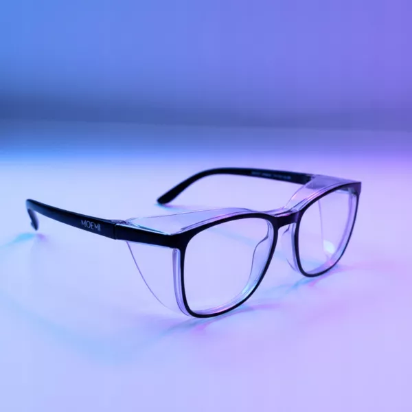 Moemi Czarne Okulary Ochronne Do Przedłużania Rzęs Metodą UV