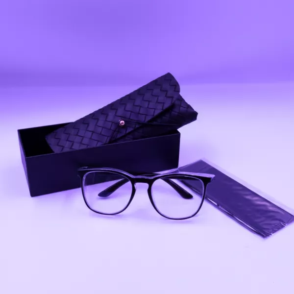 Moemi Czarne Okulary Ochronne Do Przedłużania Rzęs Metodą UV