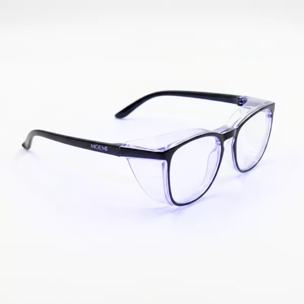 Moemi Czarne Okulary Ochronne Do Przedłużania Rzęs Metodą UV