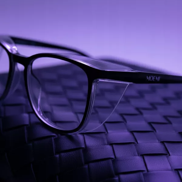 Moemi Czarne Okulary Ochronne Do Przedłużania Rzęs Metodą UV