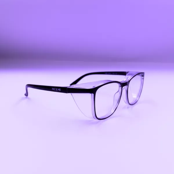 Moemi Czarne Okulary Ochronne Do Przedłużania Rzęs Metodą UV