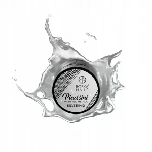 Boska Nails Picassini Paint Gel Metalic Silverinio 5 ml