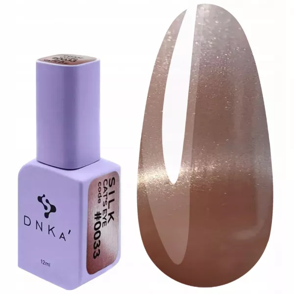 Dnka' Lakier Hybrydowy Color Code #0033 Silk Cat's Eye 12 ml