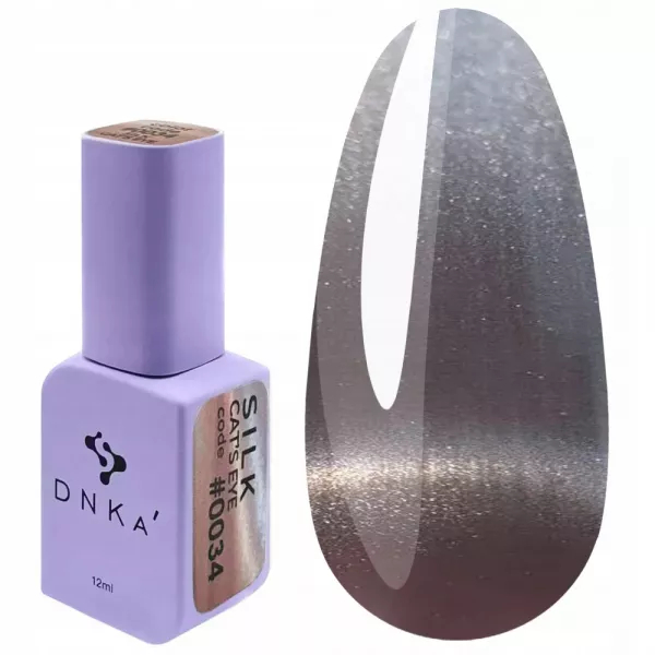 Dnka' Lakier Hybrydowy Color Code #0034 Silk Cat's Eye 12 ml