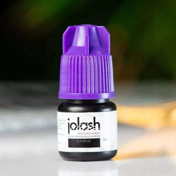 Jolash Klej Do Przedłużania Rzęs Metodą UV Clear 3 ml