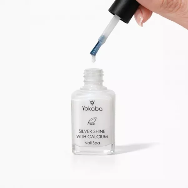 Yokaba Odżywka Do Paznokci Silver Shine With Calcium Nail Spa 15 ml