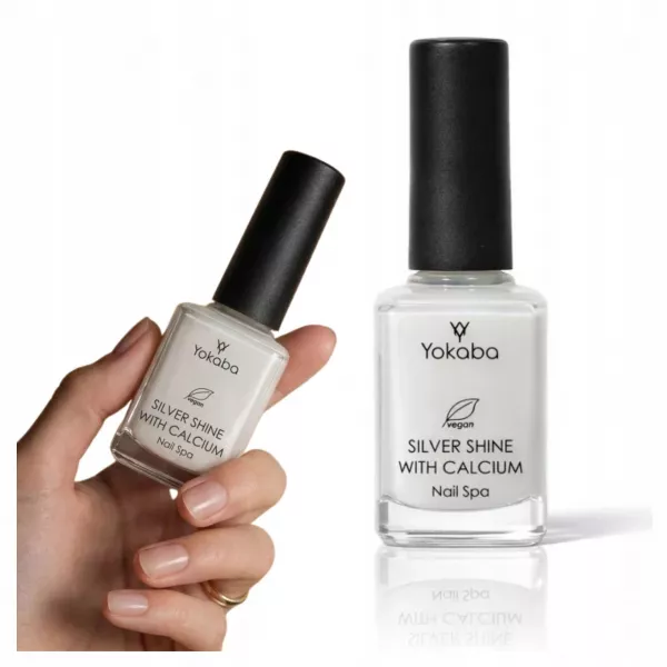 Yokaba Odżywka Do Paznokci Silver Shine With Calcium Nail Spa 15 ml