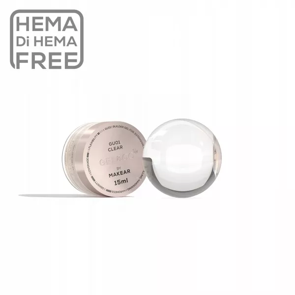 Makear Builder Gel Gel&Go Up Clear GU01 15 ml