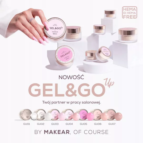 Makear Builder Gel Gel&Go UP Marshmallow GU02 50 ml