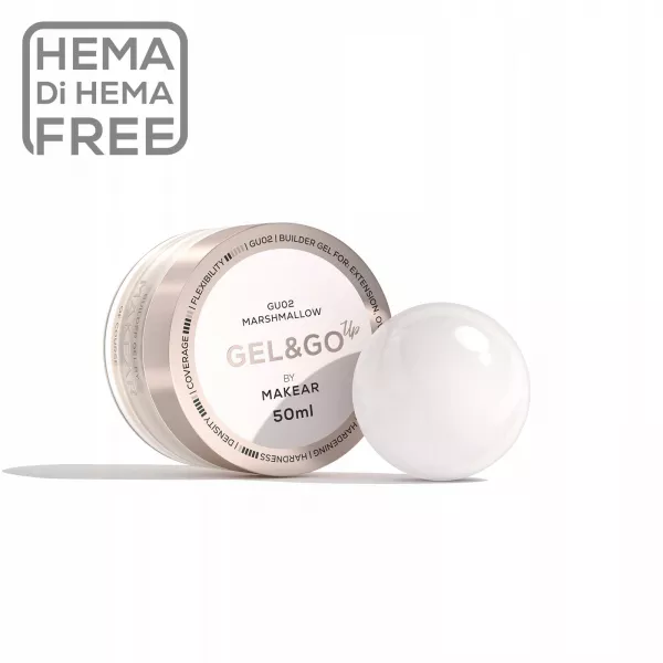 Makear Builder Gel Gel&Go UP Marshmallow GU02 50 ml