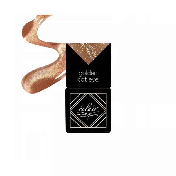 Eclair Lakier Hybrydowy Golden Cat Eye 7 ml