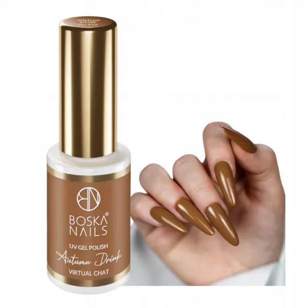 Boska Nails Lakier Hybrydowy Autumn Drink 579 Virtual Chat 6 ml