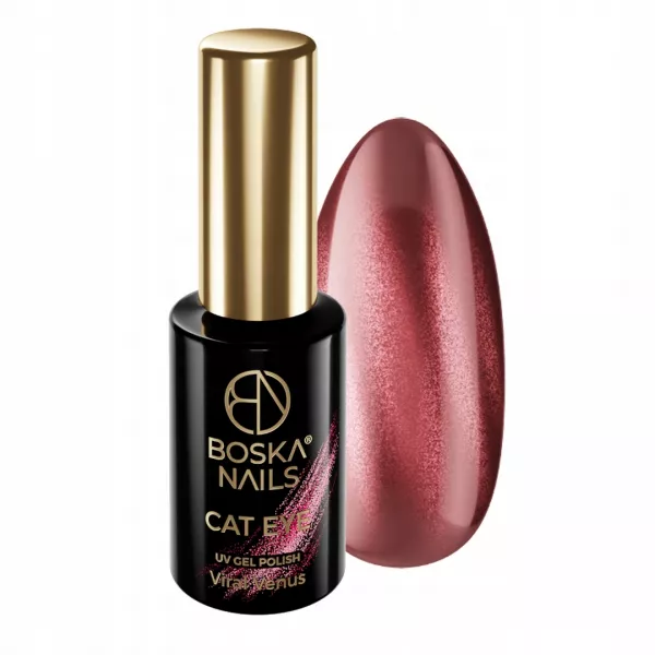 Boska Nails Lakier Hybrydowy Cat Eye 495 Viral Venus 6 ml