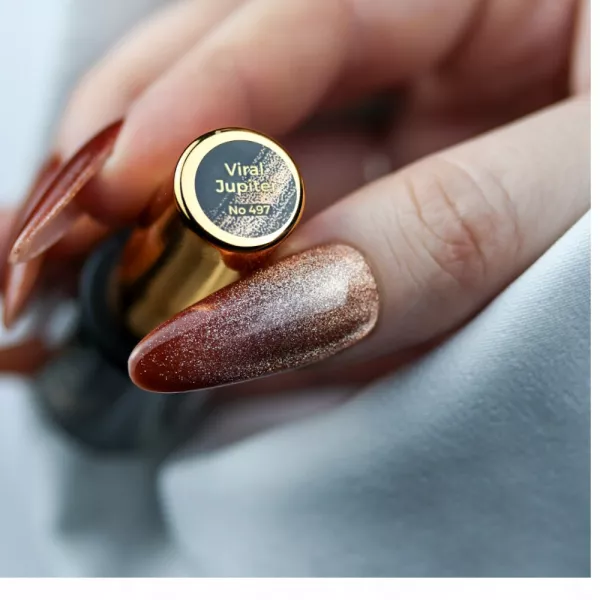 Boska Nails Lakier Hybrydowy Cat Eye 497 Viral Jupiter 6 ml