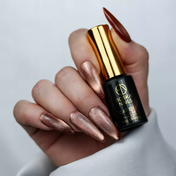 Boska Nails Lakier Hybrydowy Cat Eye 498 Viral Mercury 6 ml