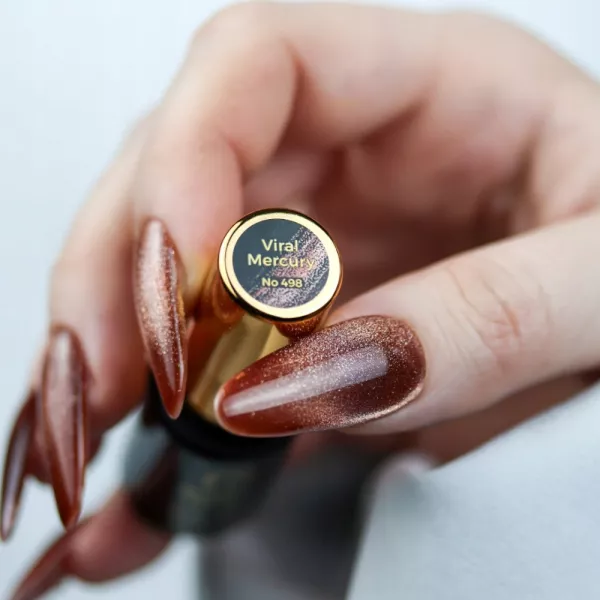 Boska Nails Lakier Hybrydowy Cat Eye 498 Viral Mercury 6 ml