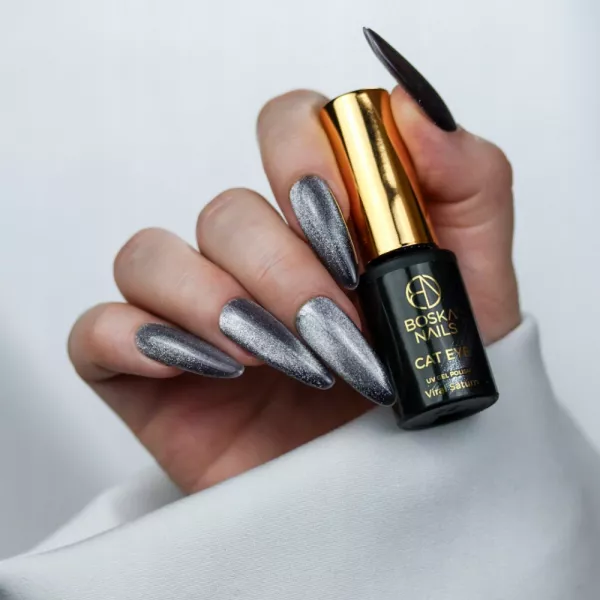 Boska Nails Lakier Hybrydowy Cat Eye 499 Viral Saturn 6 ml