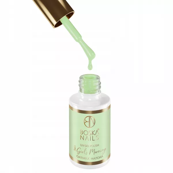 Boska Nails Lakier Hybrydowy 565 Oatmilk Matcha 6 ml