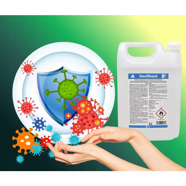 Sterillhand Płyn Do Dezynfekcji rąk 4 L