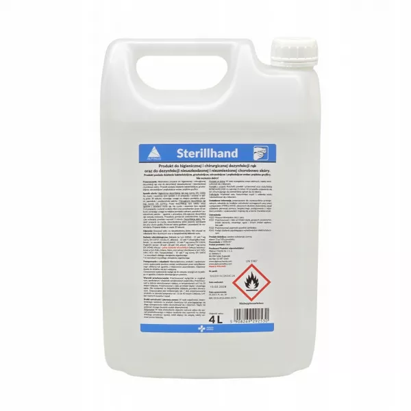 Sterillhand Płyn Do Dezynfekcji rąk 4 L