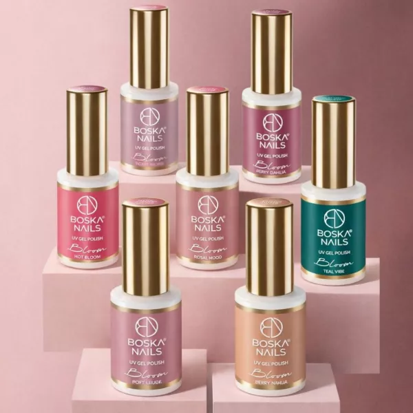 Boska Nails Lakier Hybrydowy Bloom 588 Berry Dahlia 6 ml