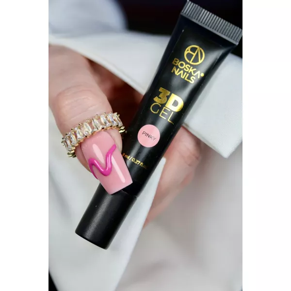 Boska Nails Żel Do Zdobień 3D Gel Pinky 8 ml
