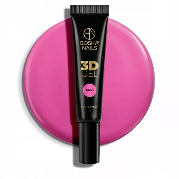 Boska Nails Żel Do Zdobień 3D Gel Pinky 8 ml