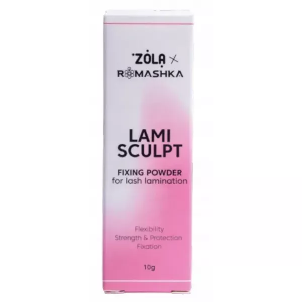 ZolaXRomashka Puder Utrwalający Do Laminacji Rzęs Lami Sculpt 10 g
