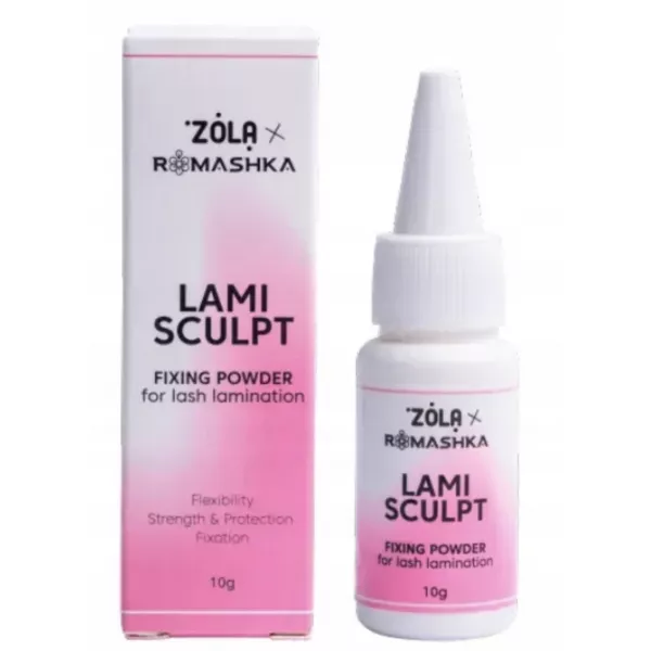 ZolaXRomashka Puder Utrwalający Do Laminacji Rzęs Lami Sculpt 10 g