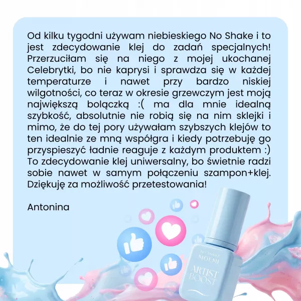 Moemi Klej Do Przedłużania Rzęs Artist Boost 5 ml