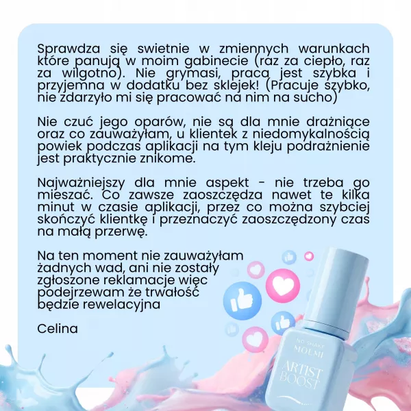 Moemi Klej Do Przedłużania Rzęs Artist Boost 5 ml