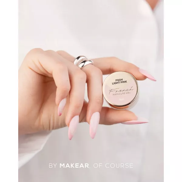 Makear Żel Do Zdobień French Manicure Gel Light Pink FG04 5 ml