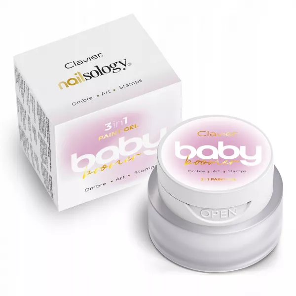 Clavier 3in1 Paint Gel Baby Boomer Nailsology F01 Sublime 3 g