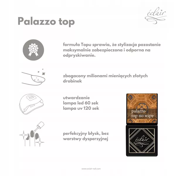 Eclair Top Palazzo No Wipe 7 ml