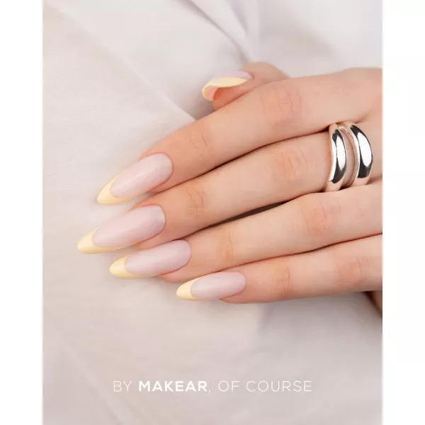 Makear Paint Gel French Manicure Gel Pastel Yellow FG06 5 ml