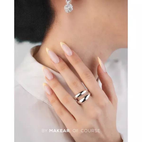 Makear Paint Gel French Manicure Gel Pastel Yellow FG06 5 ml