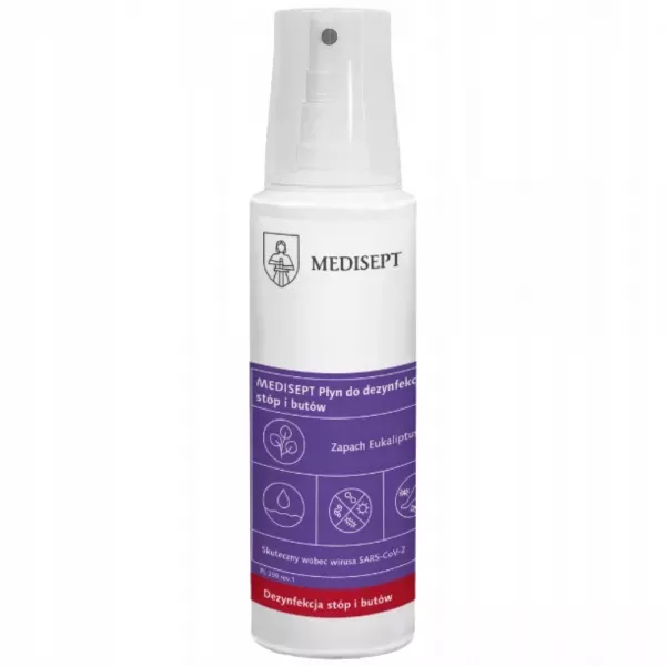 Medisept Płyn Do Dezynfekcji Stóp i Butów z Eukaliptusem 250 ml