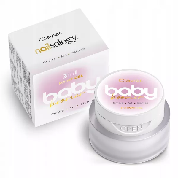 Clavier 3in1 Paint Gel Baby Boomer Nailsology P10 Vanille 3 g