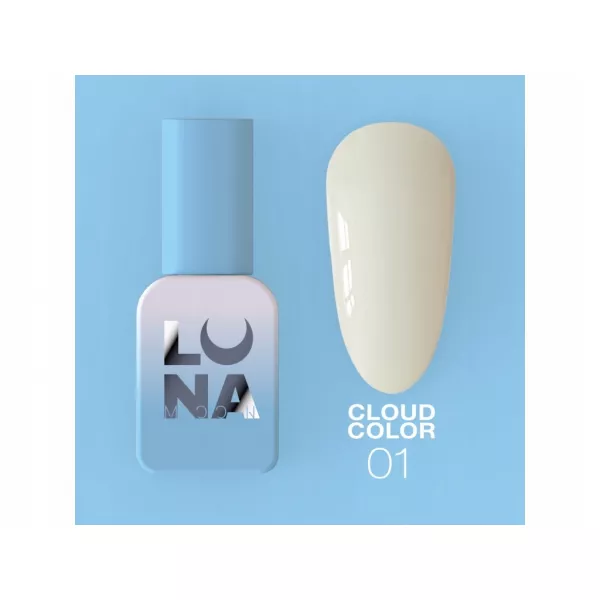 LunaMoon Lakier Hybrydowy Cloud Color 01 8 ml