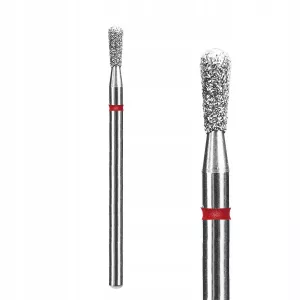 Staleks Frez Diamentowy Cylinder Zapałka Czerwony 2,3/5 mm FA120R023/5