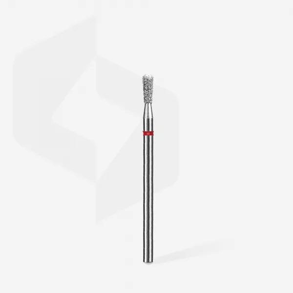 Staleks Frez Diamentowy Cylinder Zapałka Czerwony 2,3/5 mm FA120R023/5