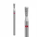 Staleks Frez Diamentowy Cylinder Zapałka Czerwony 2,3/5 mm FA120R023/5
