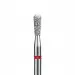 Staleks Frez Diamentowy Cylinder Zapałka Czerwony 2,3/5 mm FA120R023/5